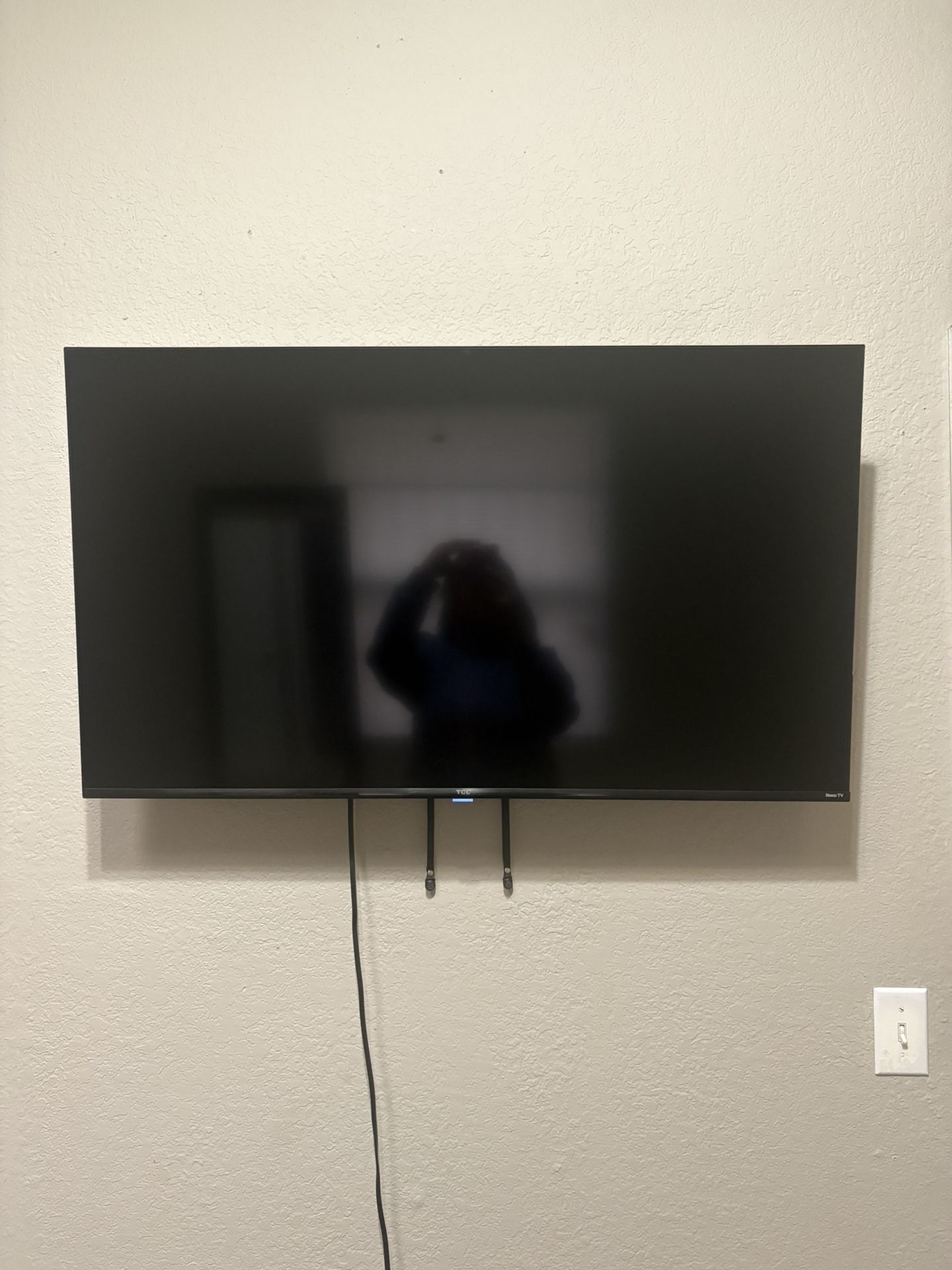 43-inch TCL Roku Smart TV.
