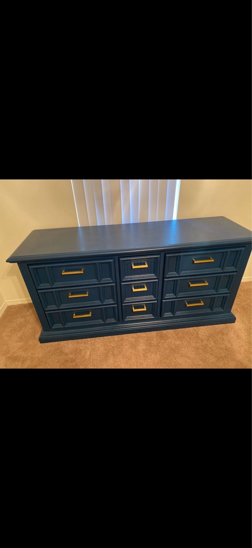 Solid wood dresser