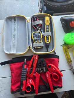 Klein Tools Tone & Probe Kit + Milwaukee Cable Tools