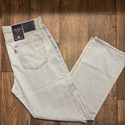 Levi’s Blue Tab Plank Straight Light Wash Selvedge Denim Size 32x32