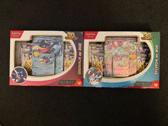 Pokemon 30th geninja + sylveon ex box