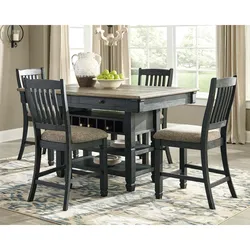 Tyler Creek Counter Height Dining Table and 4 Barstools Immense Discount Spectacle