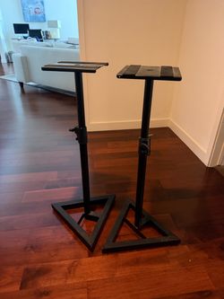 Adjustable Studio Monitor Stands Pair