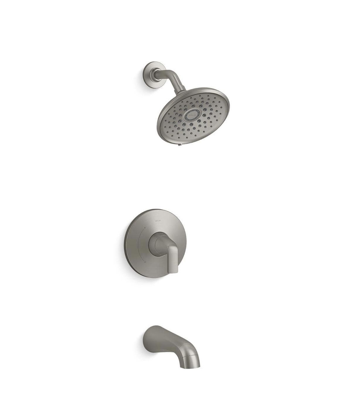 Brand new silver shower faucet set