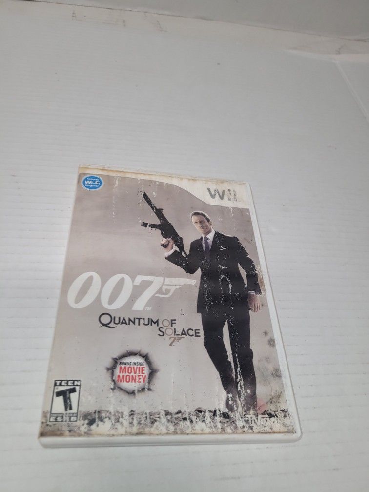 Nintendo Wii 007 Quatum Of Solace Game