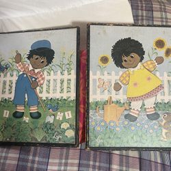 1970 Vintage Raggedy Ann & Andy Frames 
