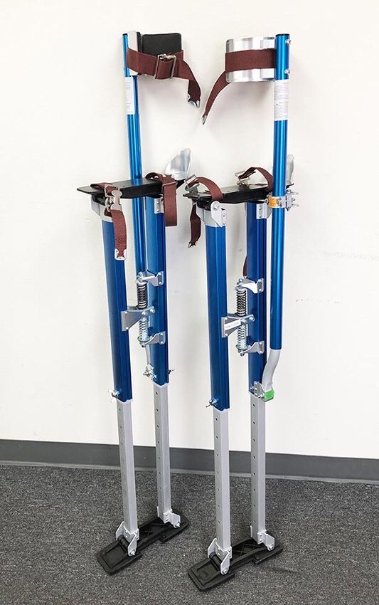 (NEW) $95 each Drywall Stilts Aluminum Tool Stilt Adjustable 24”-40” For Taping Painting