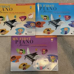 My First Piano Lesson Books A, b, and C
