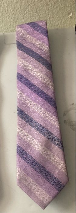 Multi color purple tie