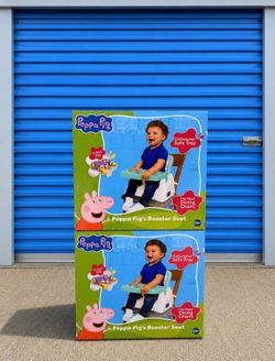 New! Peppa Pig Booster Seat w/ Tray