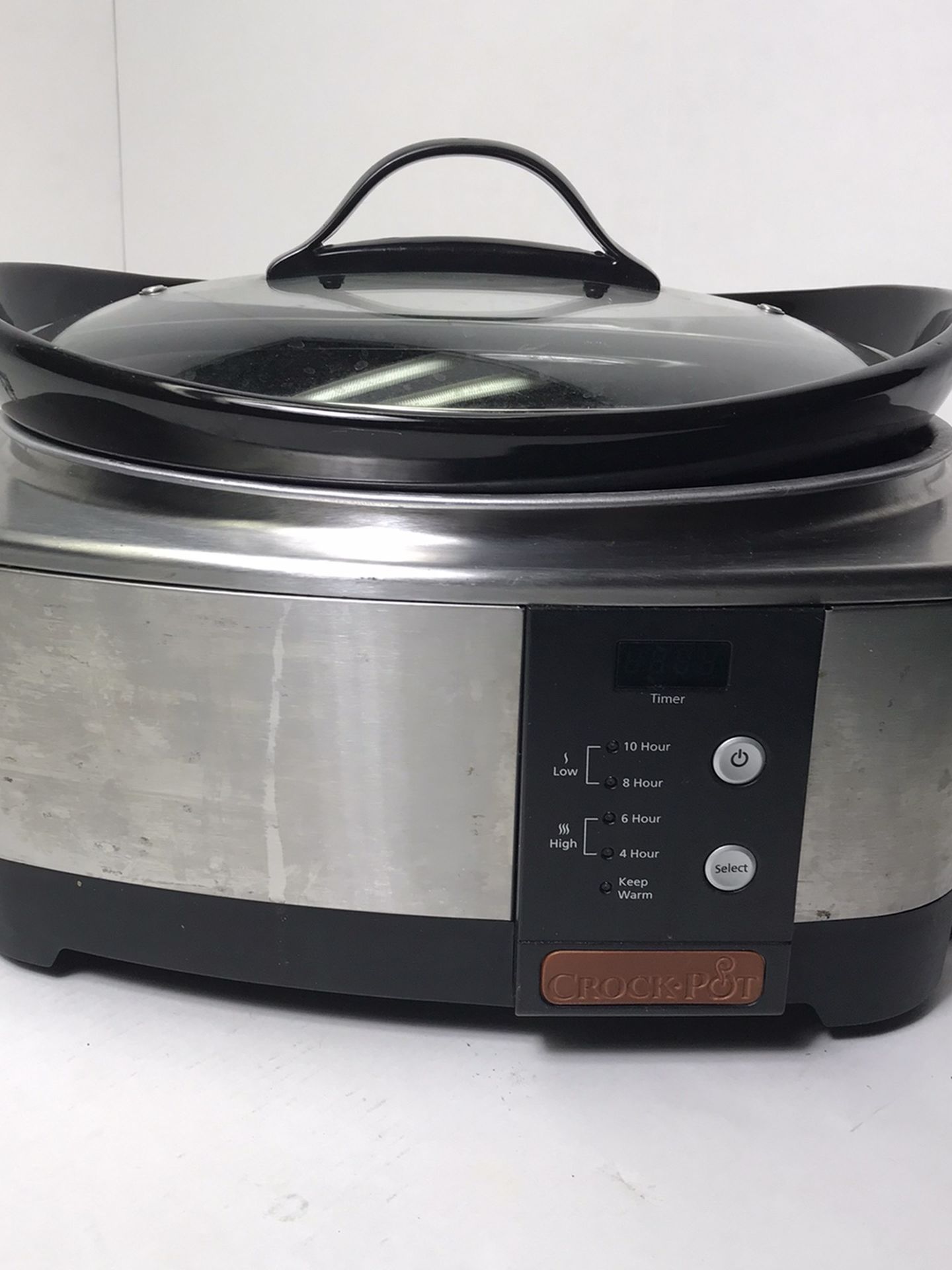 Crock-pot Sccpvl610-s 6 Quart Programmable Cook And Carry Oval Slow Cooker