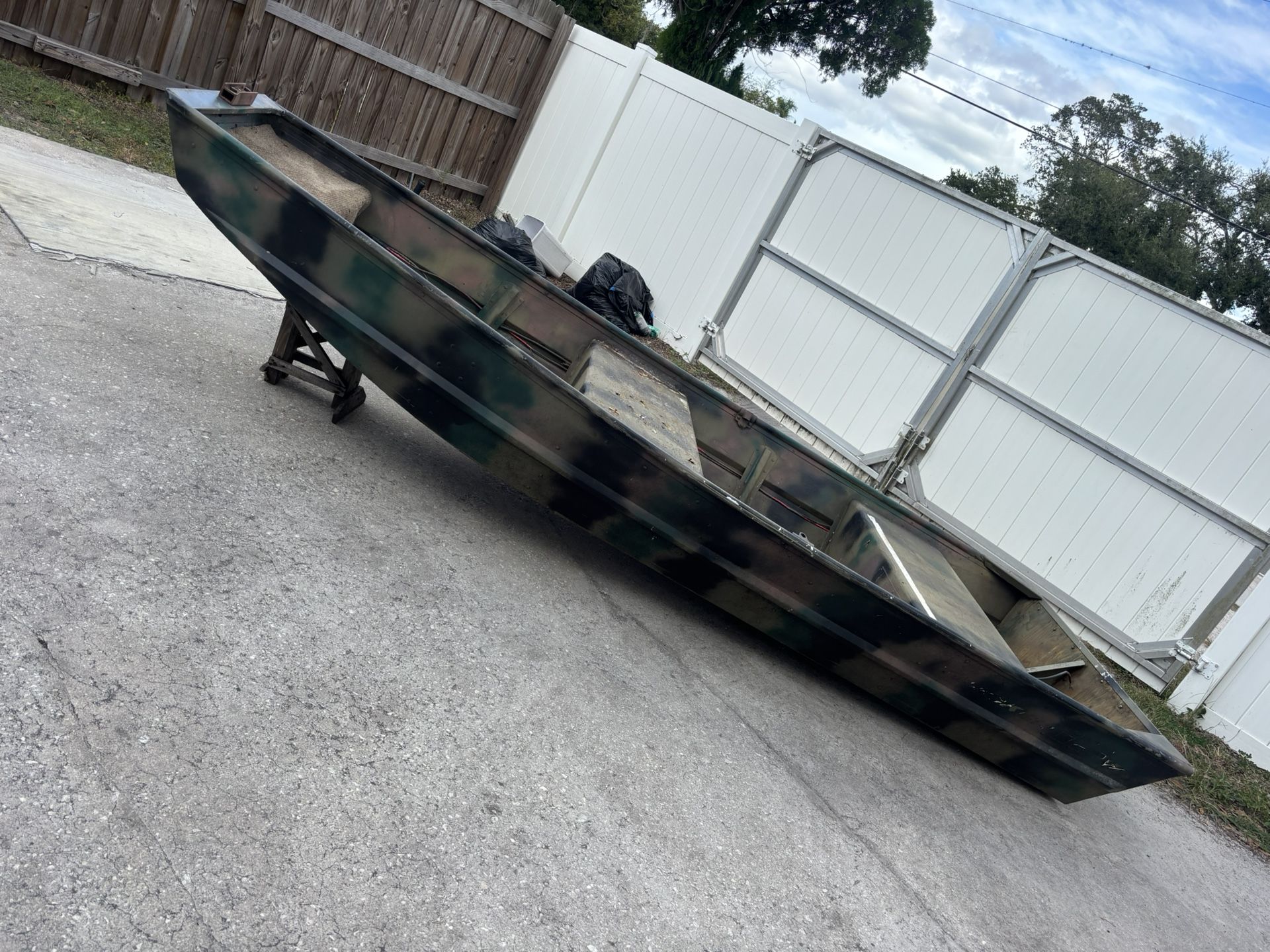 12’ Aluminum Jon Boat (wide)