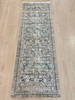 New Loloi Angela Rose Aubrey 2'-6" x 7'-6" Accent Runner Area Rug Navy / Multi