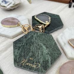 Hand-engraved Marble Coaster (Made To Order)