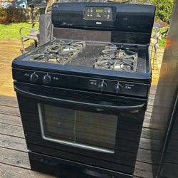 Black Kenmore Gas Range