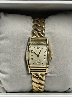 Exquisite & Elegant -Vintage _1954_BULOVA 10k Rolled Gold Plated Bezel.