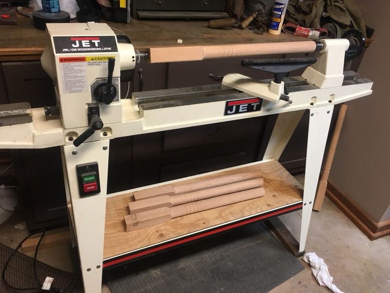 Jet jwl 1236 wood lathe