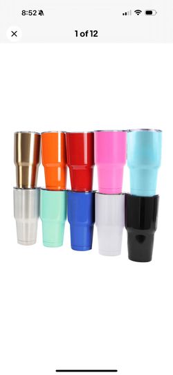 Blank 30 Oz. Stainle Steel w/ Resistant Lid, Double Walled Insulated Travel Mug