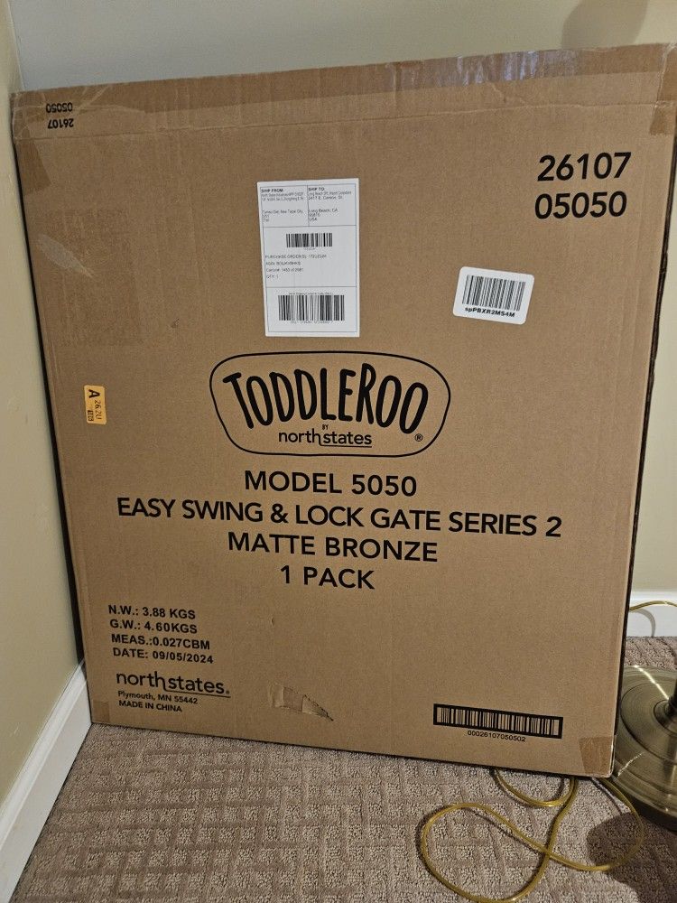 Toddleroo Baby Gate - Never Used