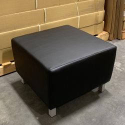 NEW Black Ottoman Chair