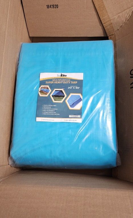 20x40 Heavy Duty Tarp Waterproof