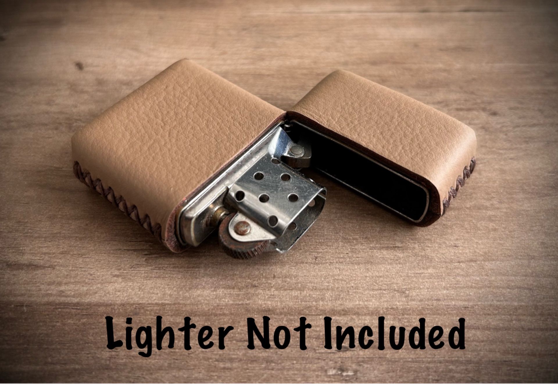 Genuine Leather Case for Zippo Lighter Standard Size (Made in USA 🇺🇸)