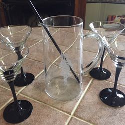 6 Piece Beefeater Gin Martini Set