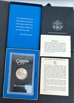 1883-CC Morgan Silver Dollar Uncirculated 900 Silver GSA Holder