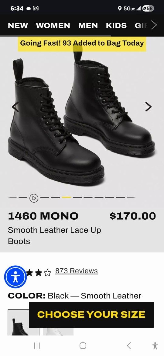 Dr.Martens Boots (Oil Resistant)