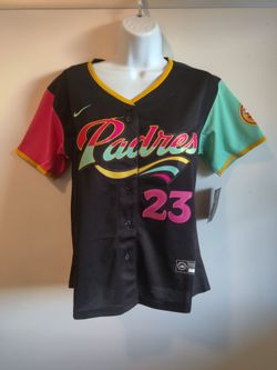 New Women's Padres Tatis Jr Black City Connect Jerseys Stitched