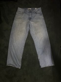 Light Wash Wide Leg Denim Jeans