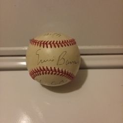 Ungraded Ernie Banks Autographed Personalized Baseball