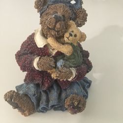 Bearstone Collection Resin Figurine Boyd’s Bear Momma Mcbruin & Luke Baby Love