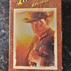 Indiana Jones Trilogy VHS 3-Tape Collectors Edition Original Box Set 1989