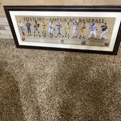 History of Baseball Wall decor