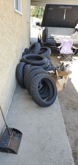 Tires for motor cycle sport bikes