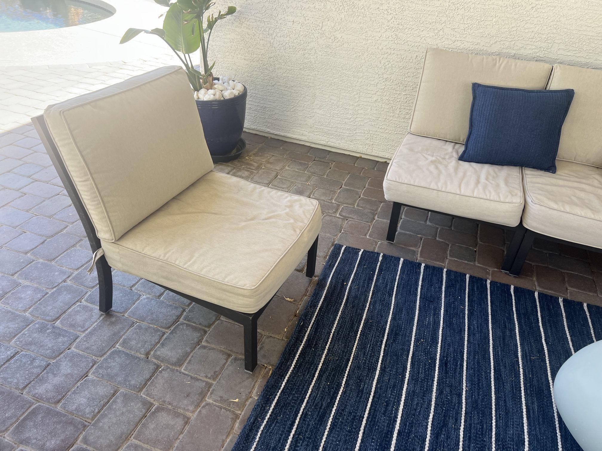 The Outdoor Patio Furniture Couch