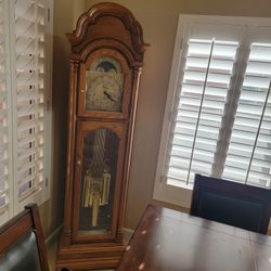 1990 Vintage Harrington House Grandfather Clock 