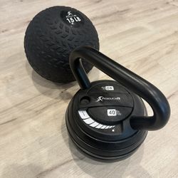 Adjustable KettleBell Weight and Medicine Ball