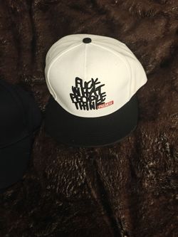 Premier Snapback Hat White and Black