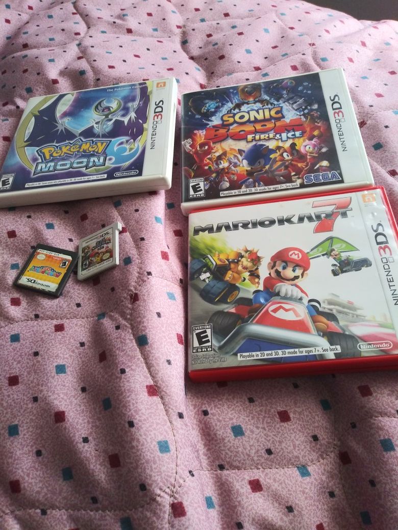 Nintendo 3DS And DS Video Games Bundled