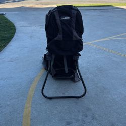 Luvdbaby Hiking Baby Carrier Backpack Black Gray