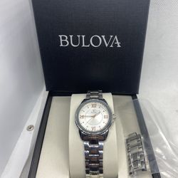 Ladies Bulova Watch Silver