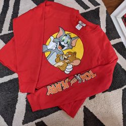 Tom And Jerry Crew Neck Sweater