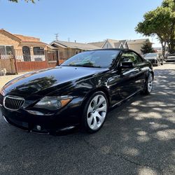 2007 BMW 650i CONVERTIBLE  96k MI  CLEAN TITLE  ONE OWNER  CAR RUNS GREAT  TOP WORKS WELL MARCH 2024 REG SMOG CHECKED ✔️ 