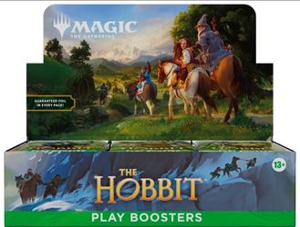 Magic the Gathering The Hobbit Play Booster Box Display! Brand New Sealed! 30 Packs + 1 Box Topper!