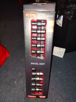 Icon Professional Impact Swivel socket set. (SAE)
