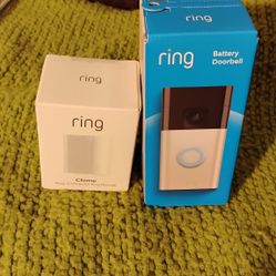All New Ring Battery Doorbell With Ring Chime Brand New