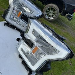 New 15-17 Ford F150 LED Strip Headlights 