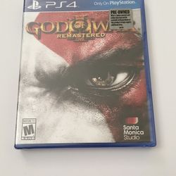 God Of War Remastered PS4 Game Brand New